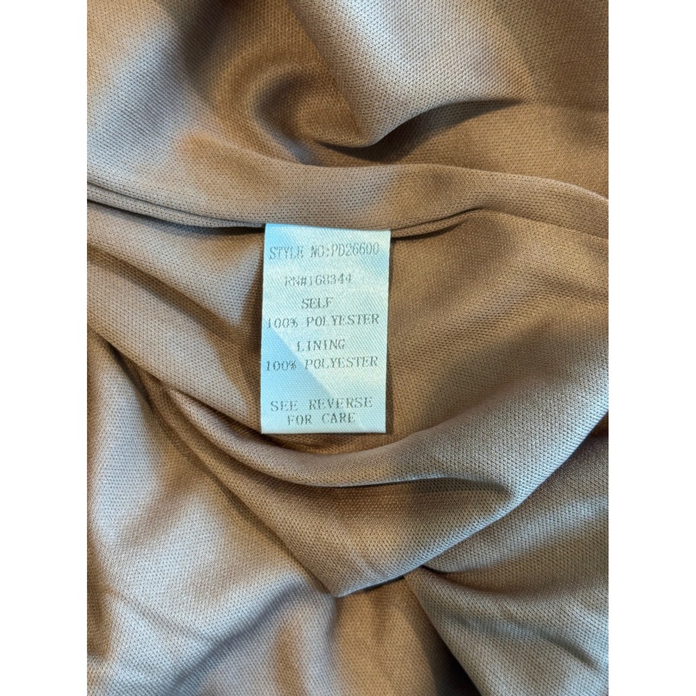 J.NNA Swiss Dot Smocked Empire Waist Mini Dress Terracotta Mauve Plus 3XL NEW - Picture 7 of 7